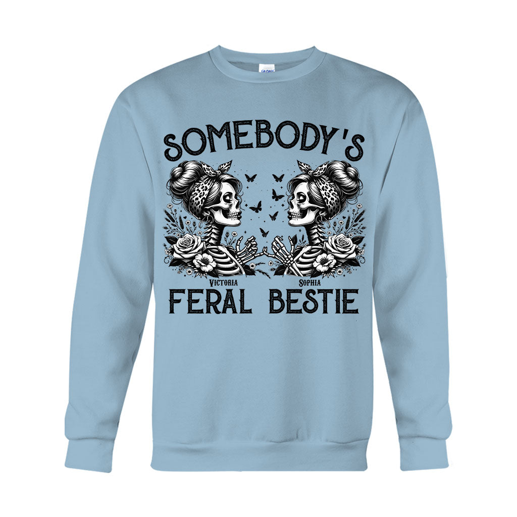 Spooky Besties Forever - Personalized Bestie T-shirt And Hoodie