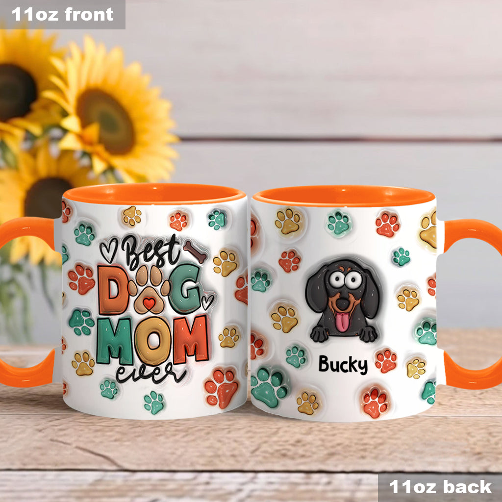 Meilleure maman de chien au monde - Mug personnalisé avec motif chien