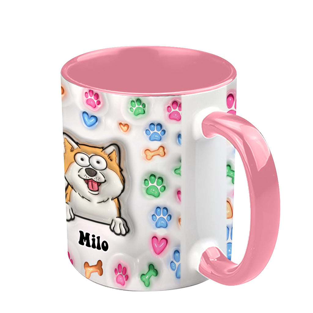 Vie de maman de chien - Mug personnalisé avec motif chien