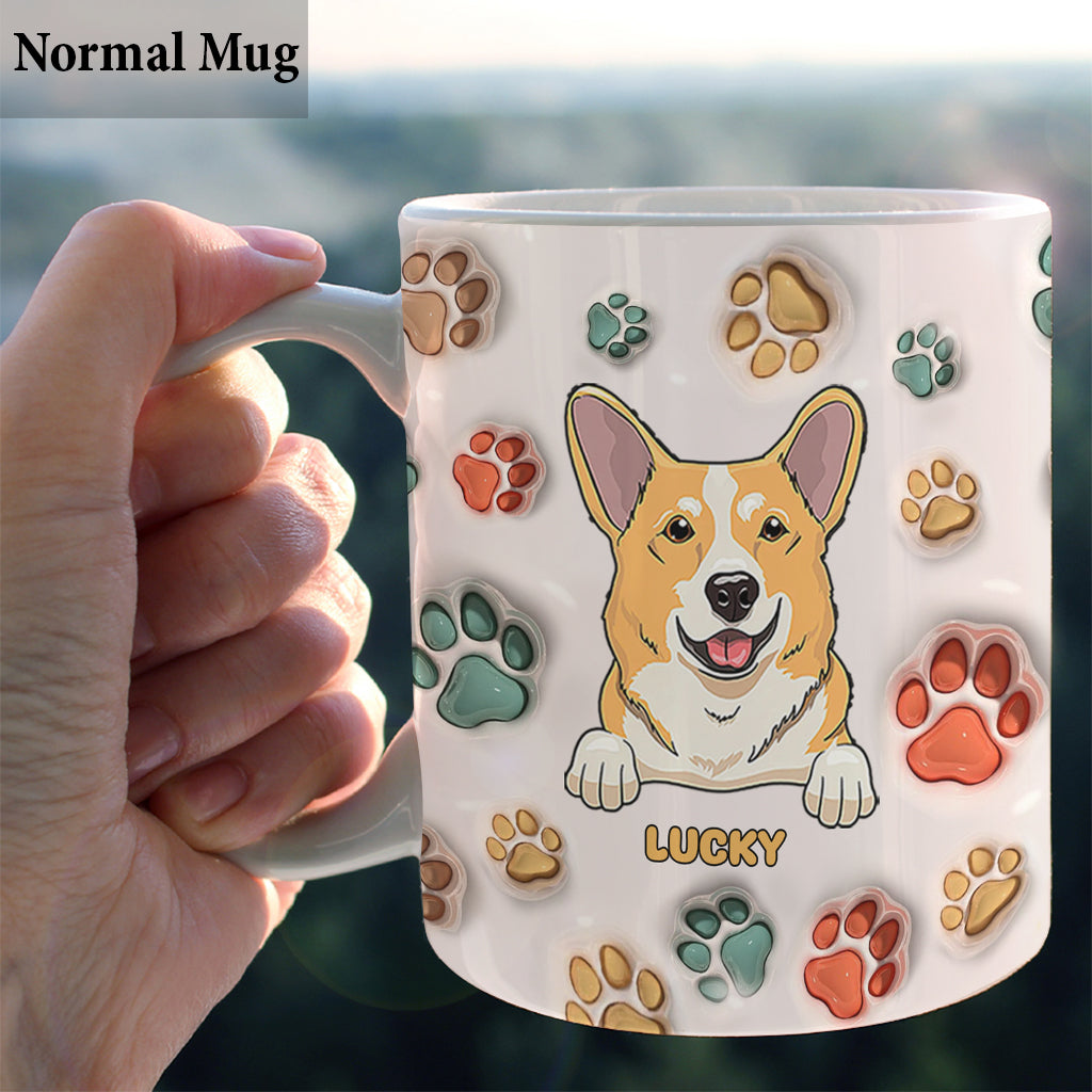 Je suis presque sûre de t'appartenir - Mug personnalisé pour chien