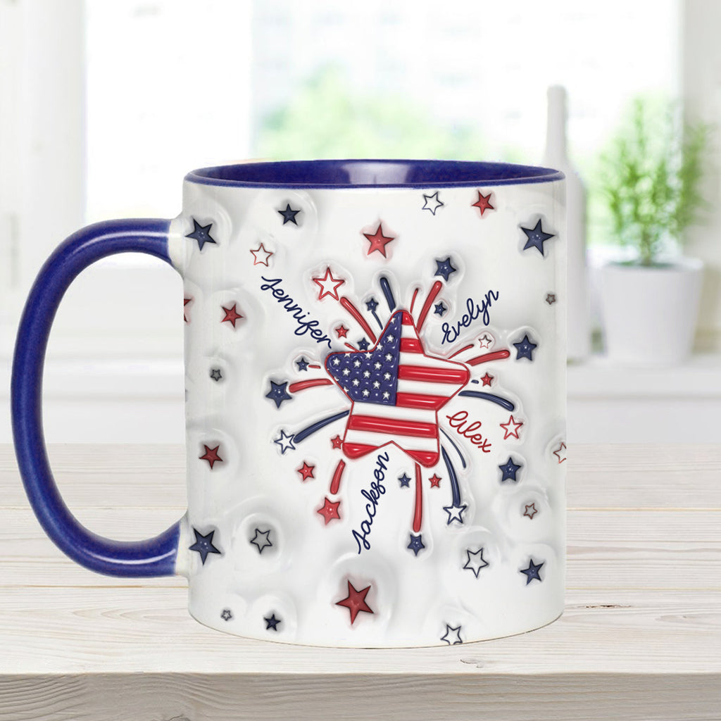 Mug personnalisé « Petite étoile de grand-mère » pour le 4 juillet
