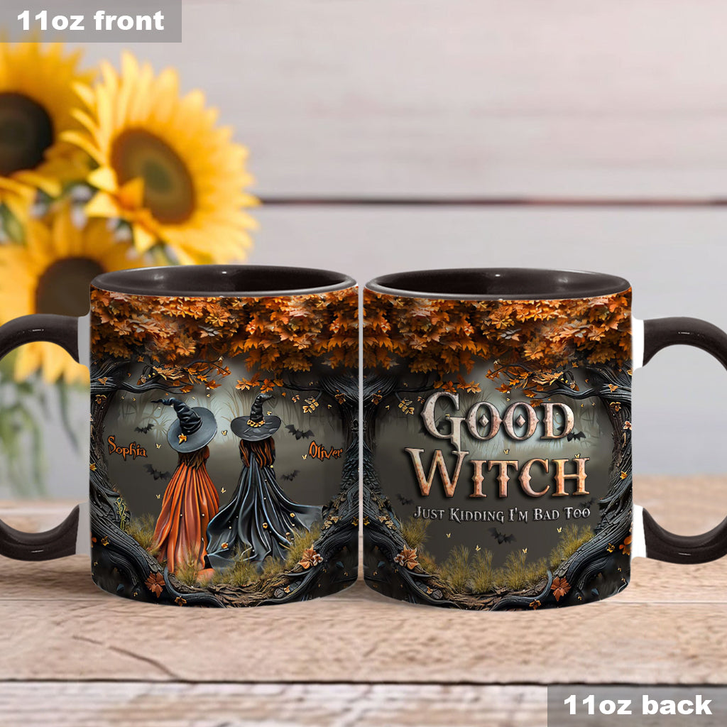 Bad Witch - Personalized Bestie Accent Mug