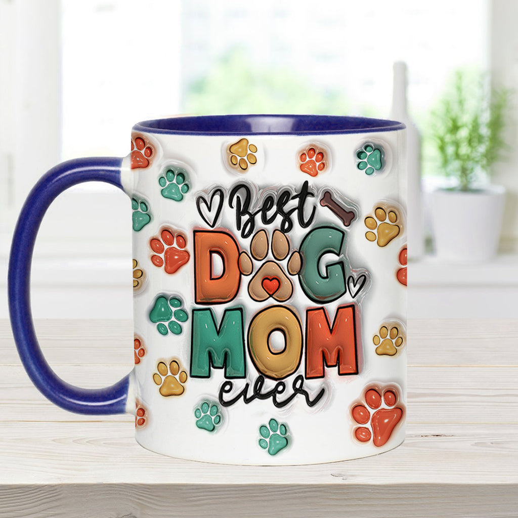 Meilleure maman de chien au monde - Mug personnalisé avec motif chien