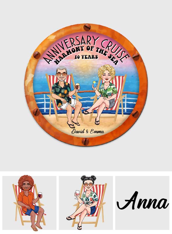 Décorations de porte pour croisière anniversaire - Aimant de croisière personnalisé