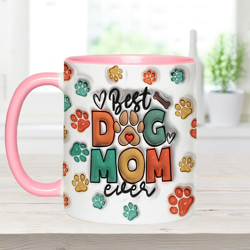 Meilleure maman de chien au monde - Mug personnalisé avec motif chien