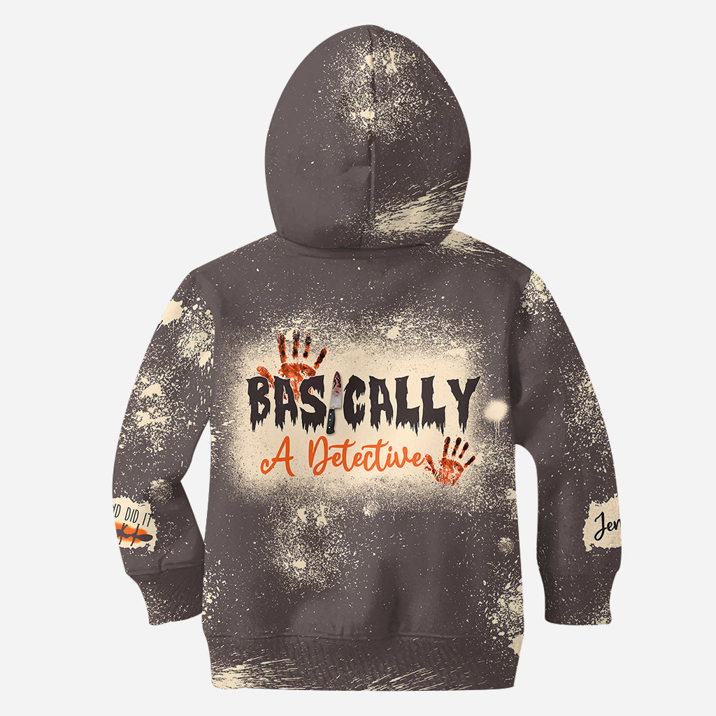 T-shirt personnalisé intégral « En gros, un détective »