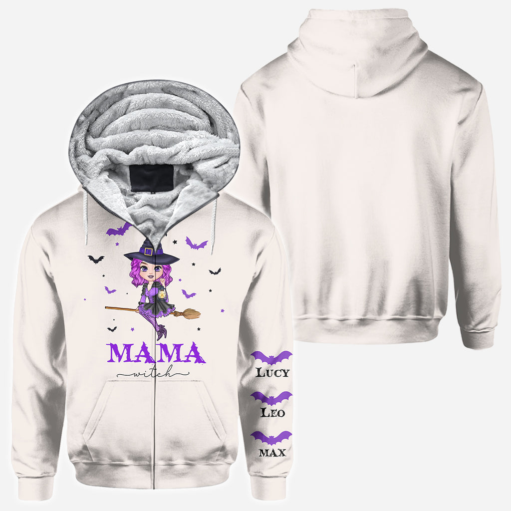 T-shirt personnalisé « Maman Sorcière » - T-shirt intégral pour maman
