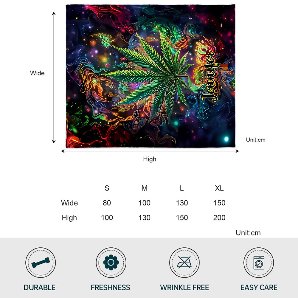 Stoner Chick - Couverture personnalisée pour fumeurs de cannabis