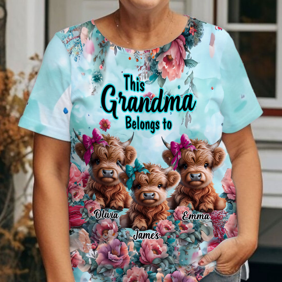 Ce t-shirt personnalisé « This Nana Belongs To » est fait pour vous.