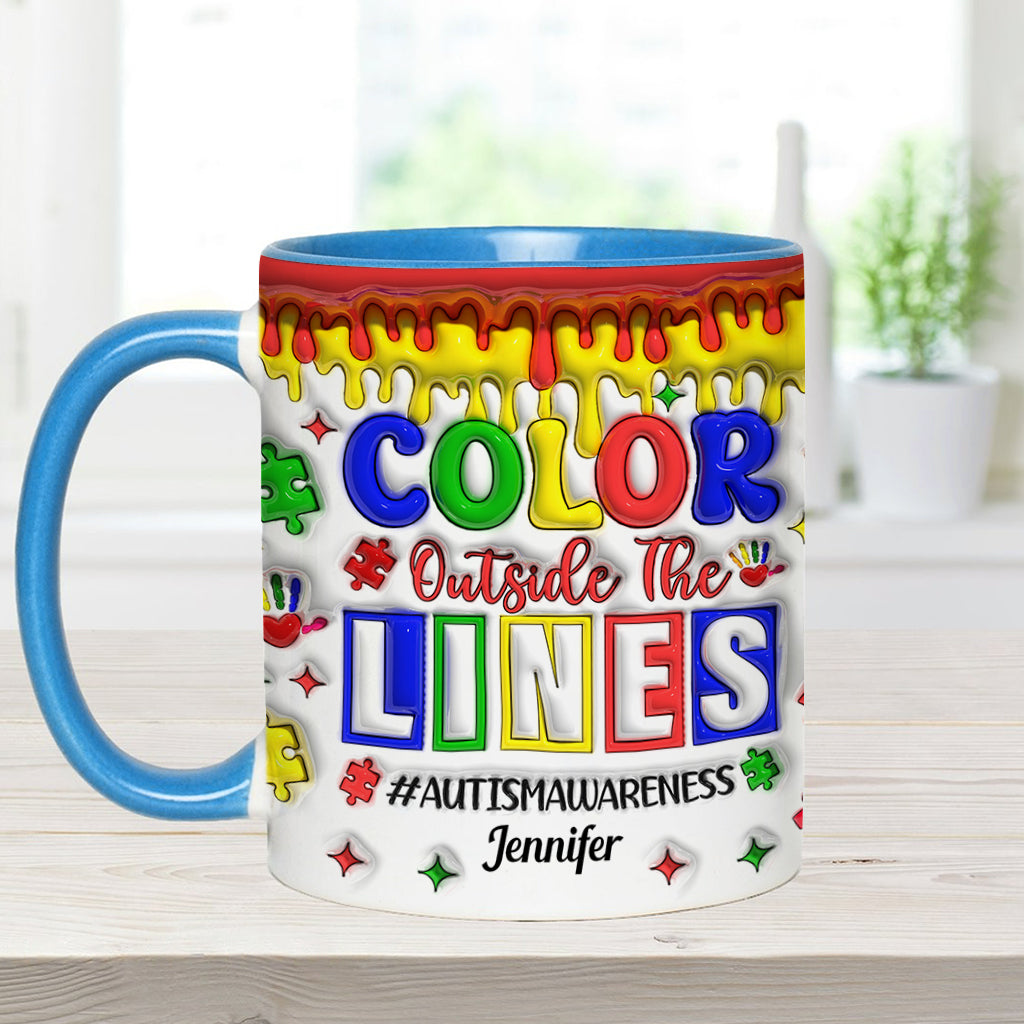 Sensibilisation à l'autisme - Mug personnalisé pour la sensibilisation à l'autisme