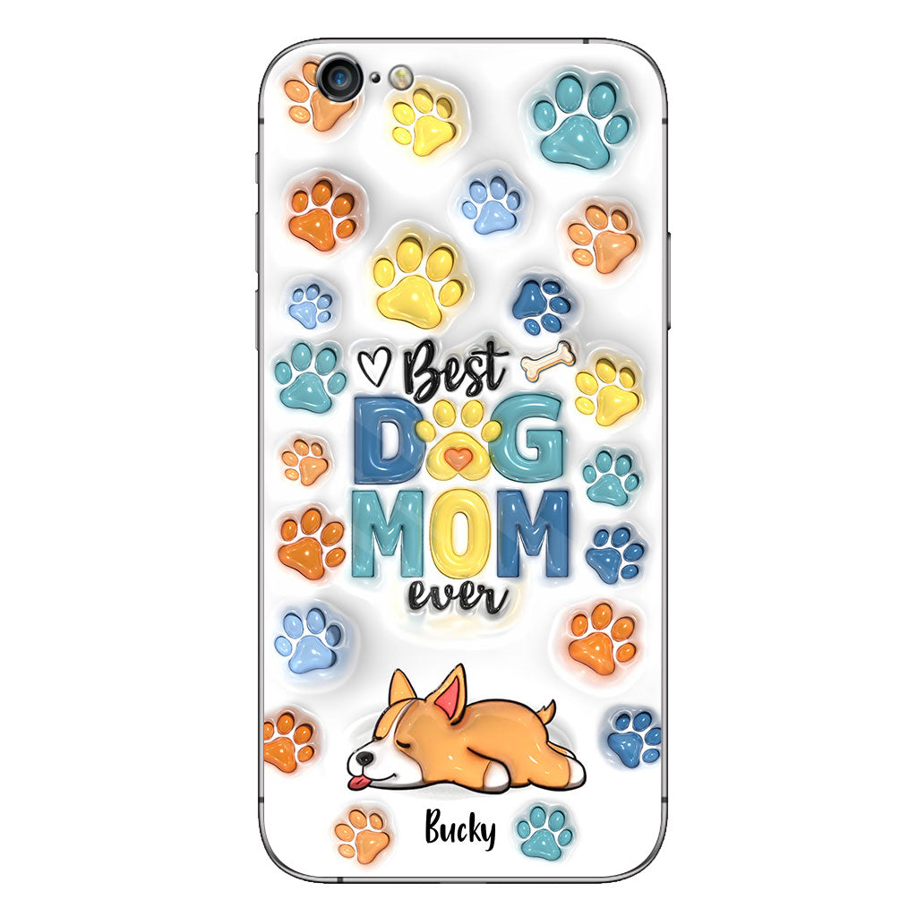 Meilleur papa/maman de chien au monde - Coque de téléphone personnalisée pour chien