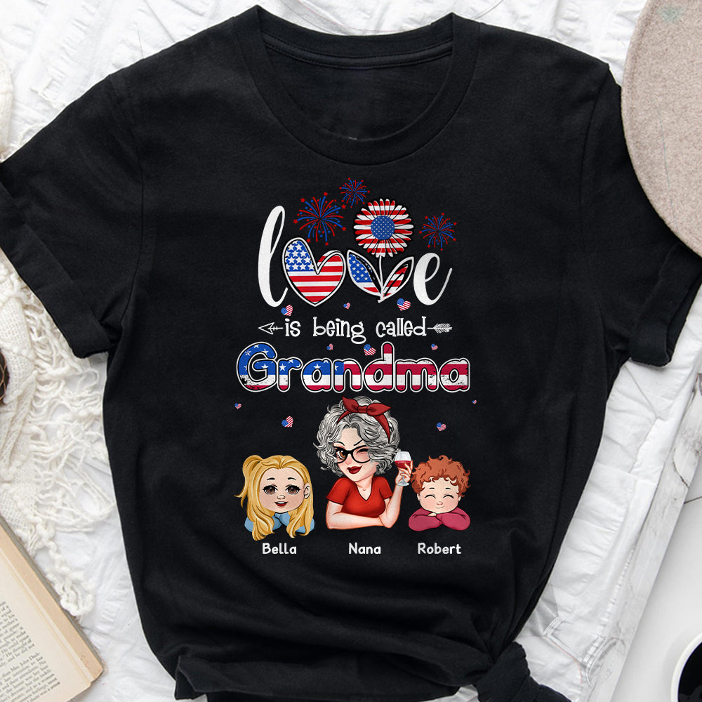 Heureuse d'être appelée Nana Grandpa Gigi - T-shirt et sweat à capuche personnalisés pour grand-mère