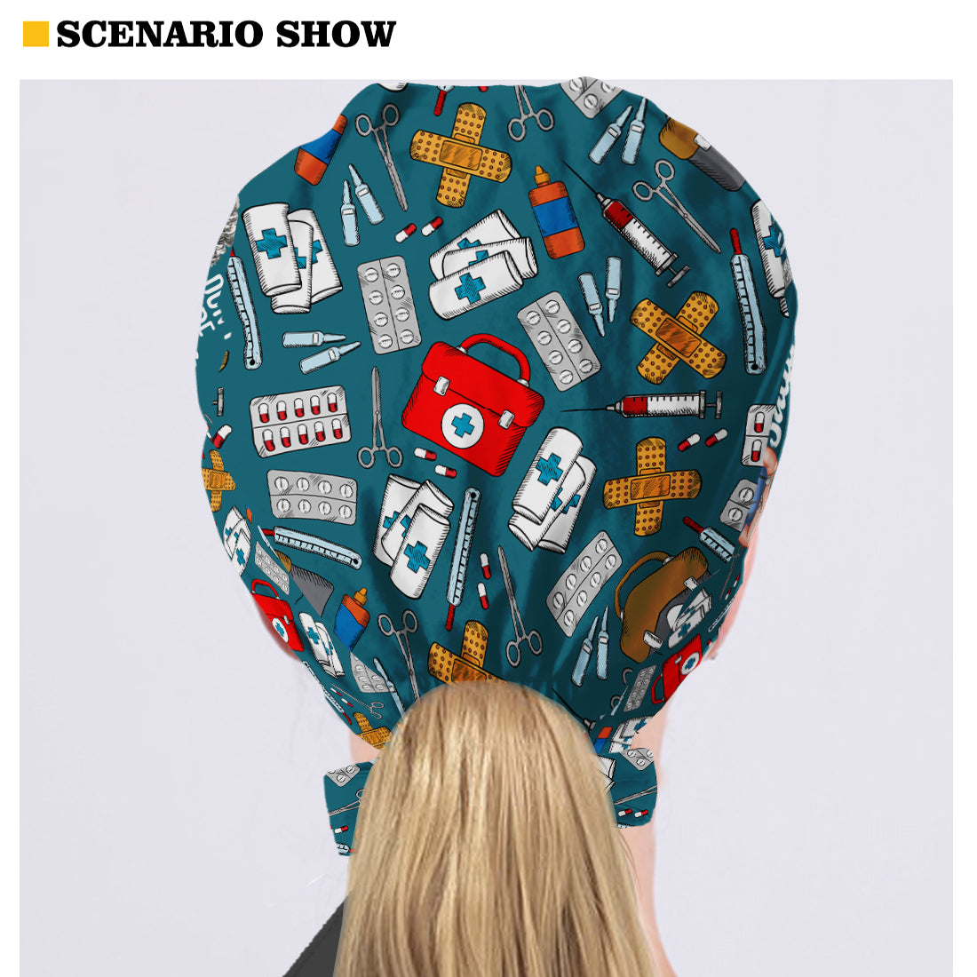 Ne soyez pas désagréable - Bonnet de bloc opératoire personnalisé pour infirmière