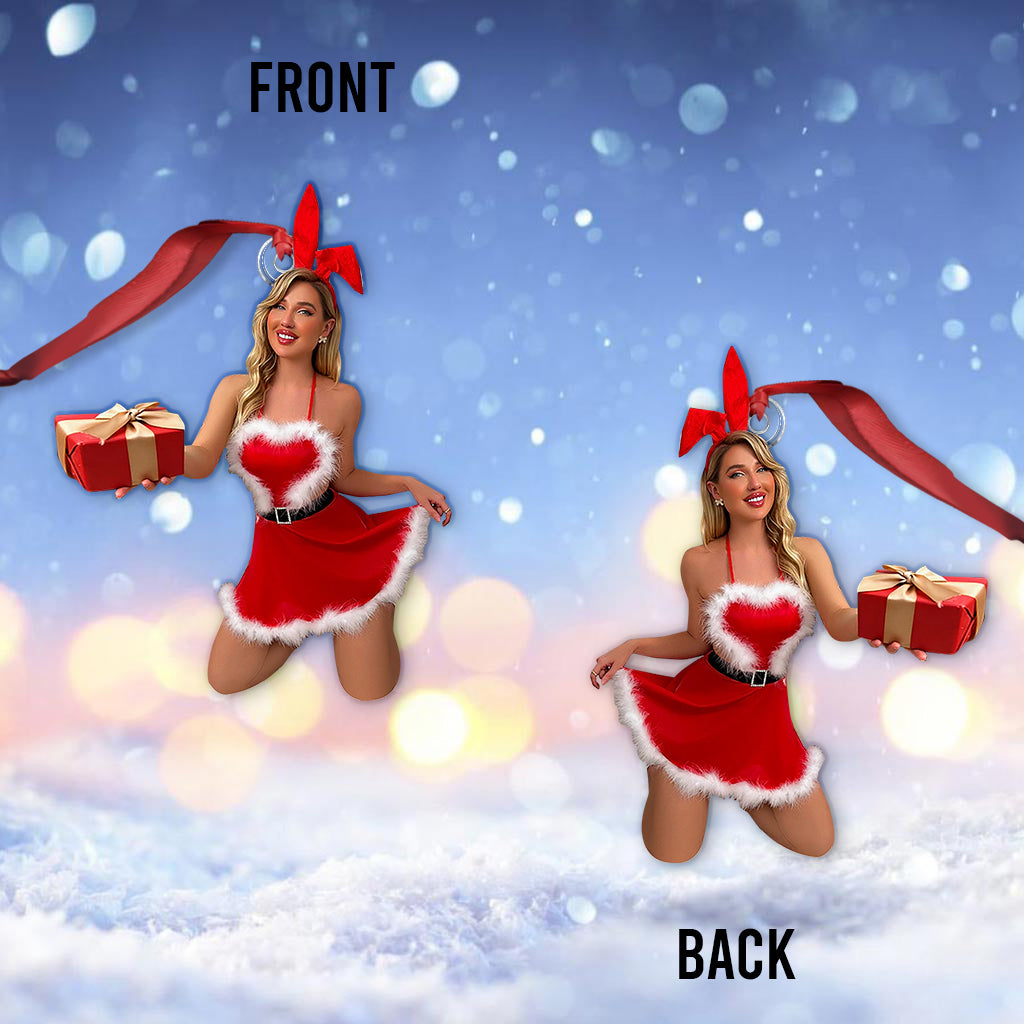 Ornement photo personnalisé pour couple - Ornement sur mesure