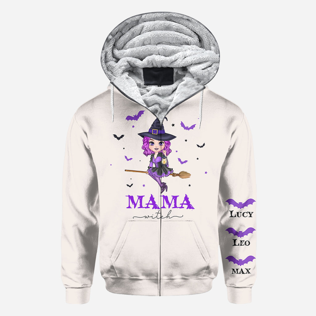 T-shirt personnalisé « Maman Sorcière » - T-shirt intégral pour maman