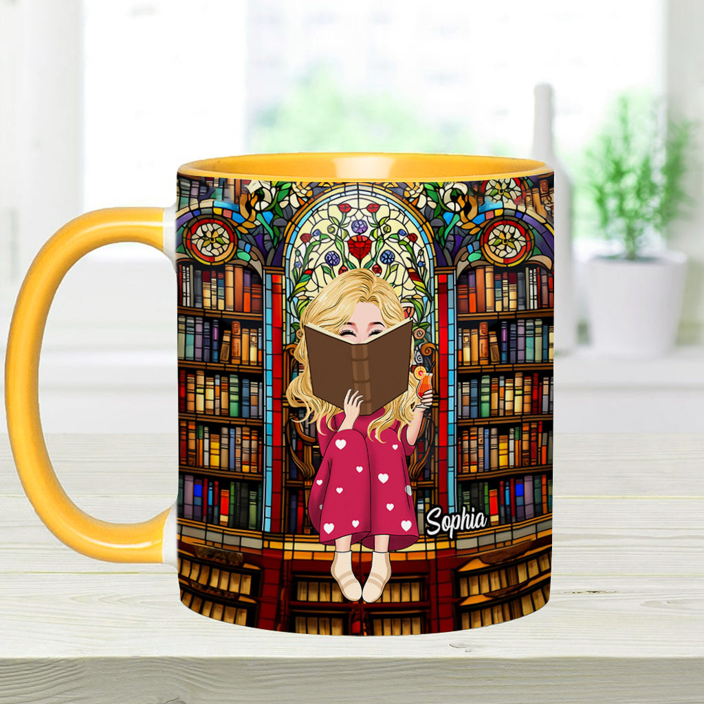 Mug personnalisé « Juste une fille qui aime les livres »
