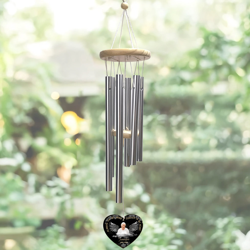 Hear The Wind And Think Of Me - Personalized Memorial Wind Chime