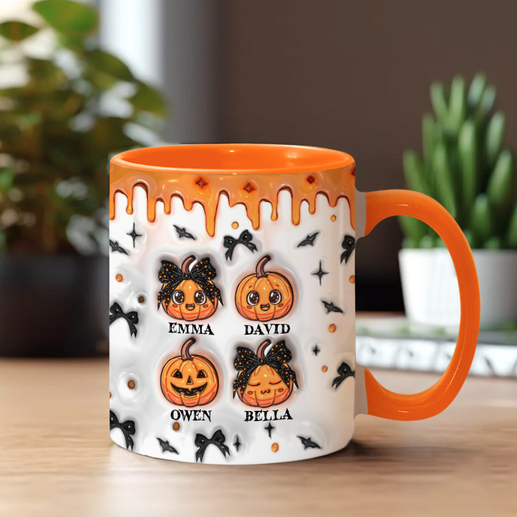Spooky Mama Grandma Nana - Gift for mom - Personalized Accent Mug