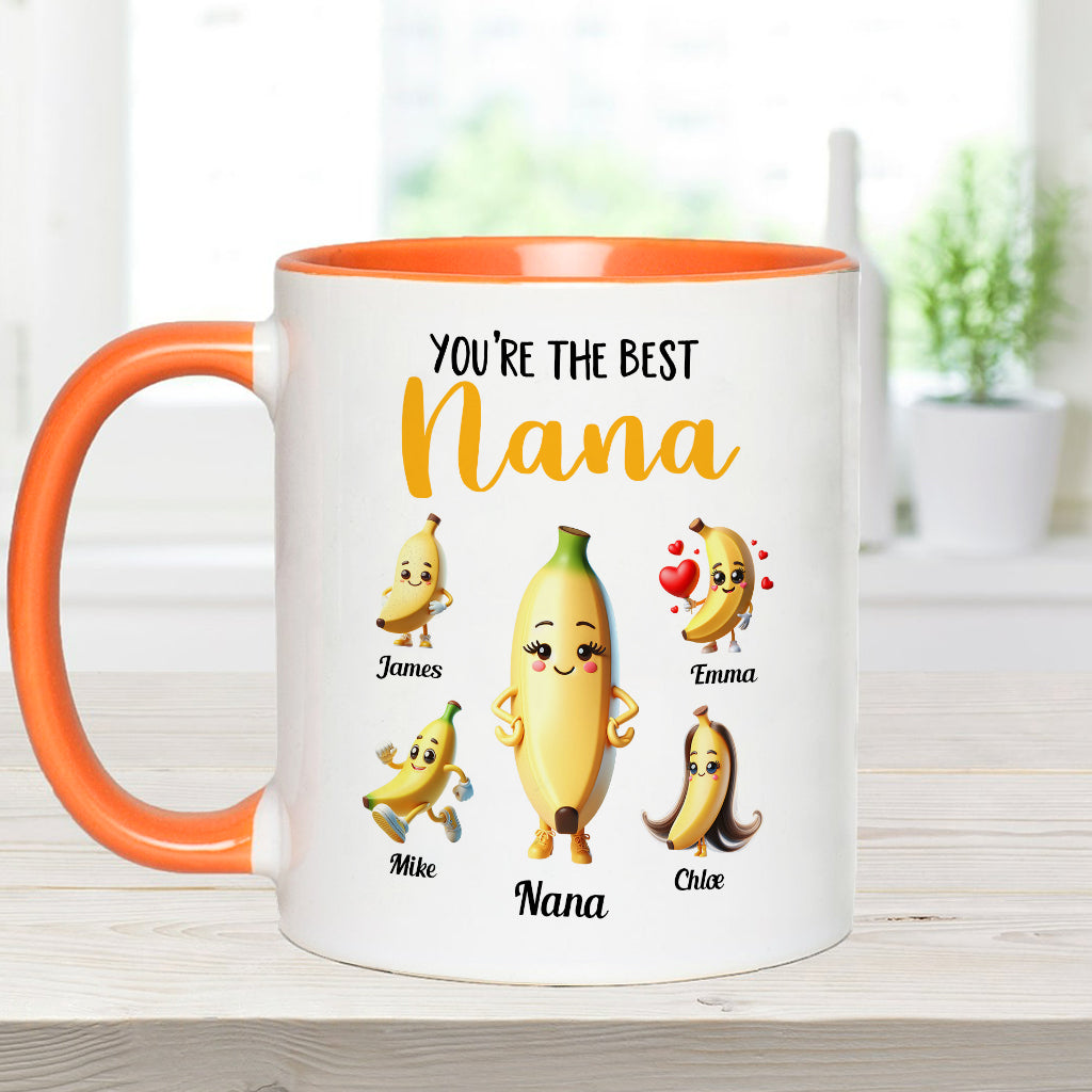 Meilleure grand-mère du monde - Mug personnalisé « Grand-mère »