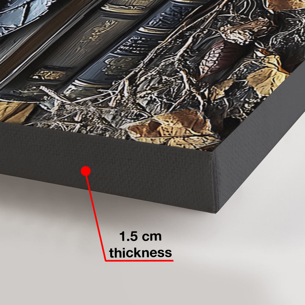 Rituel d'automne d'une sorcière - Toile et affiche de sorcière