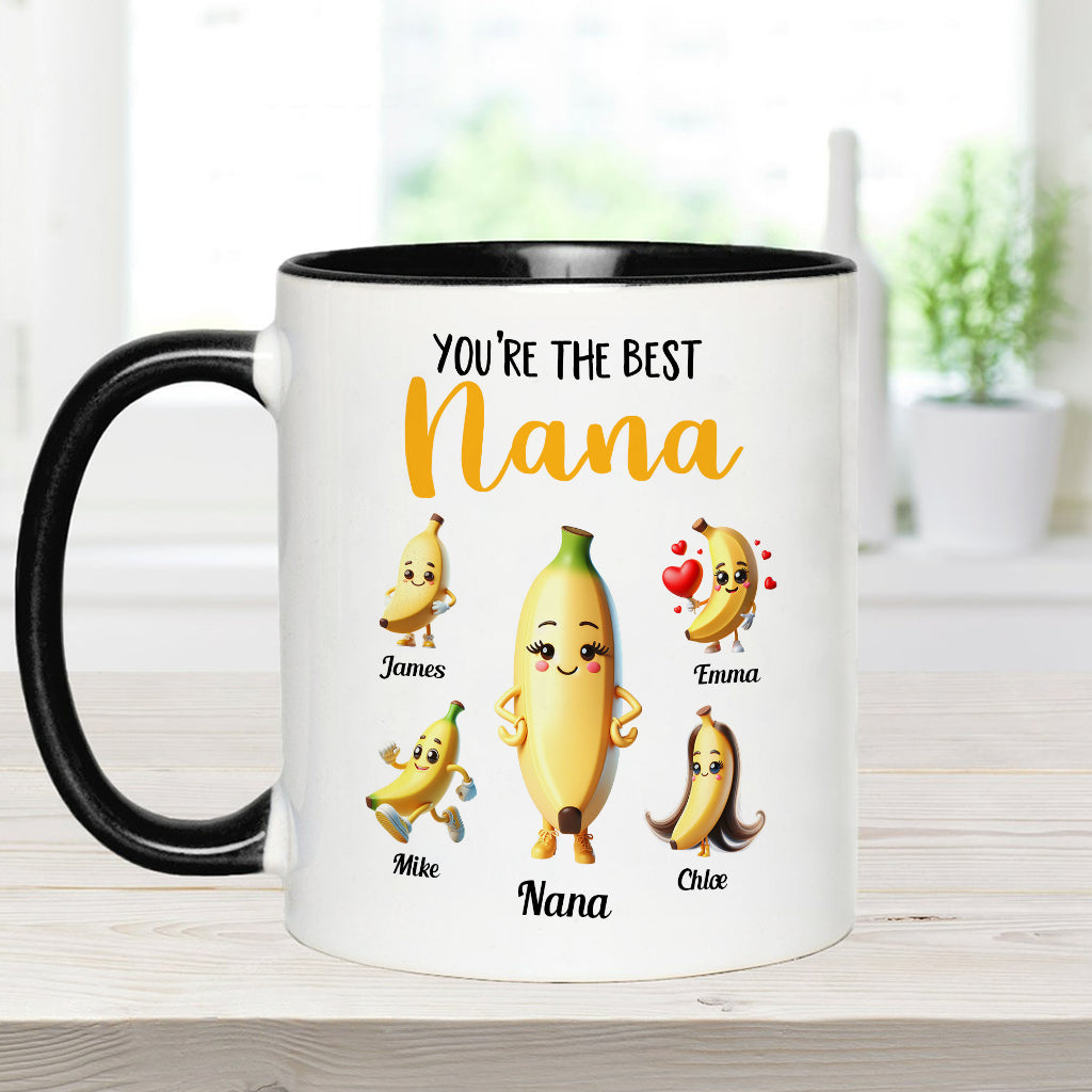 Meilleure grand-mère du monde - Mug personnalisé « Grand-mère »