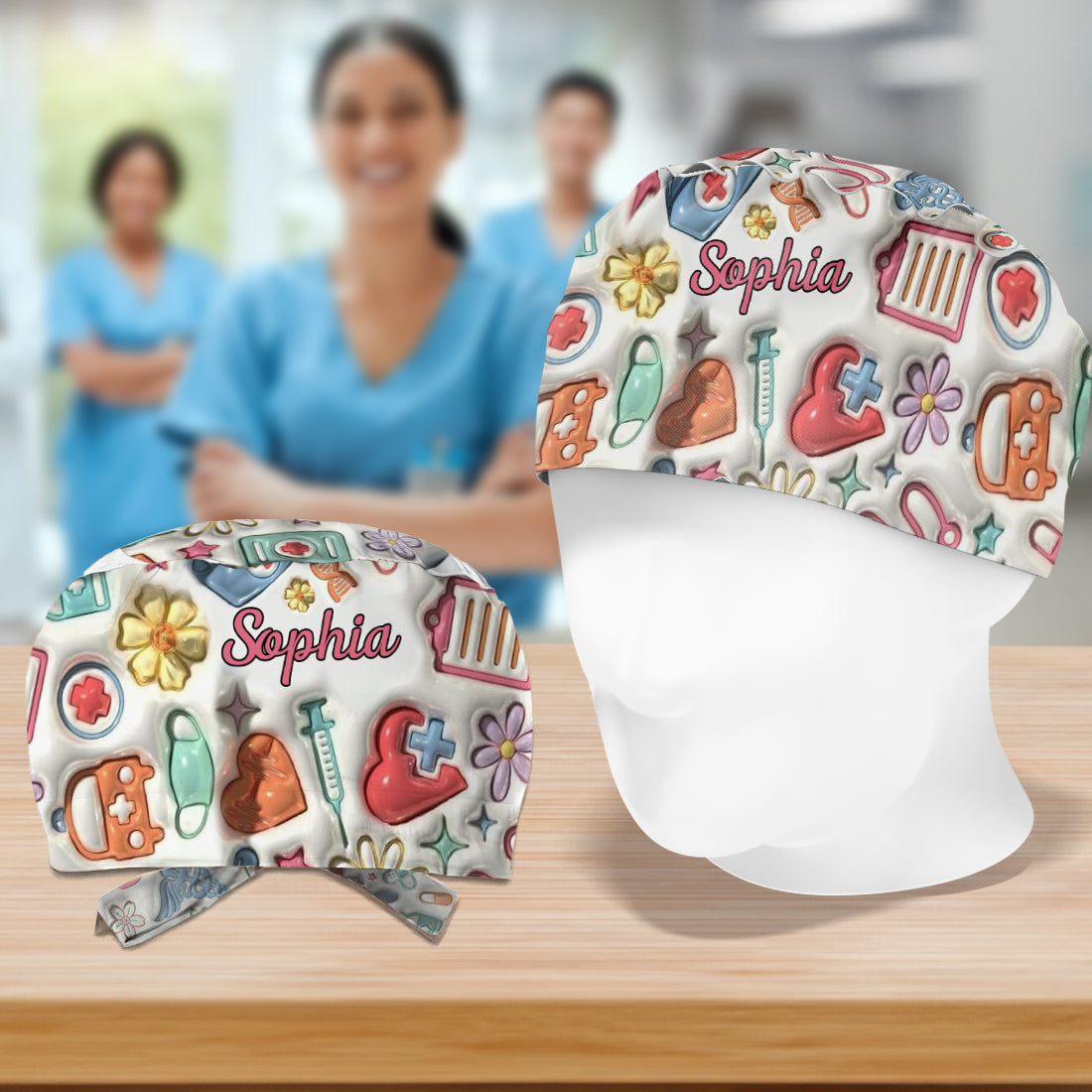 Nurse Life - Personalized Nurse Scrub Cap