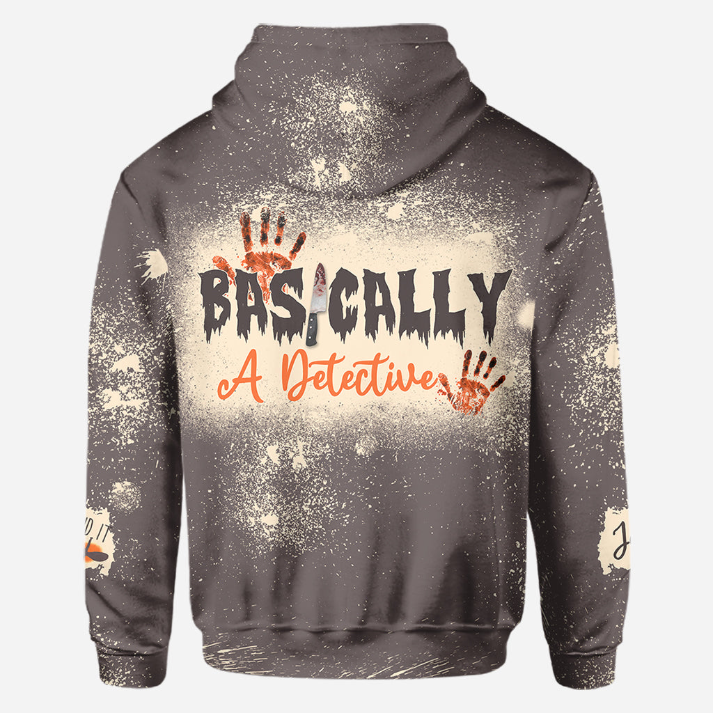 T-shirt personnalisé intégral « En gros, un détective »