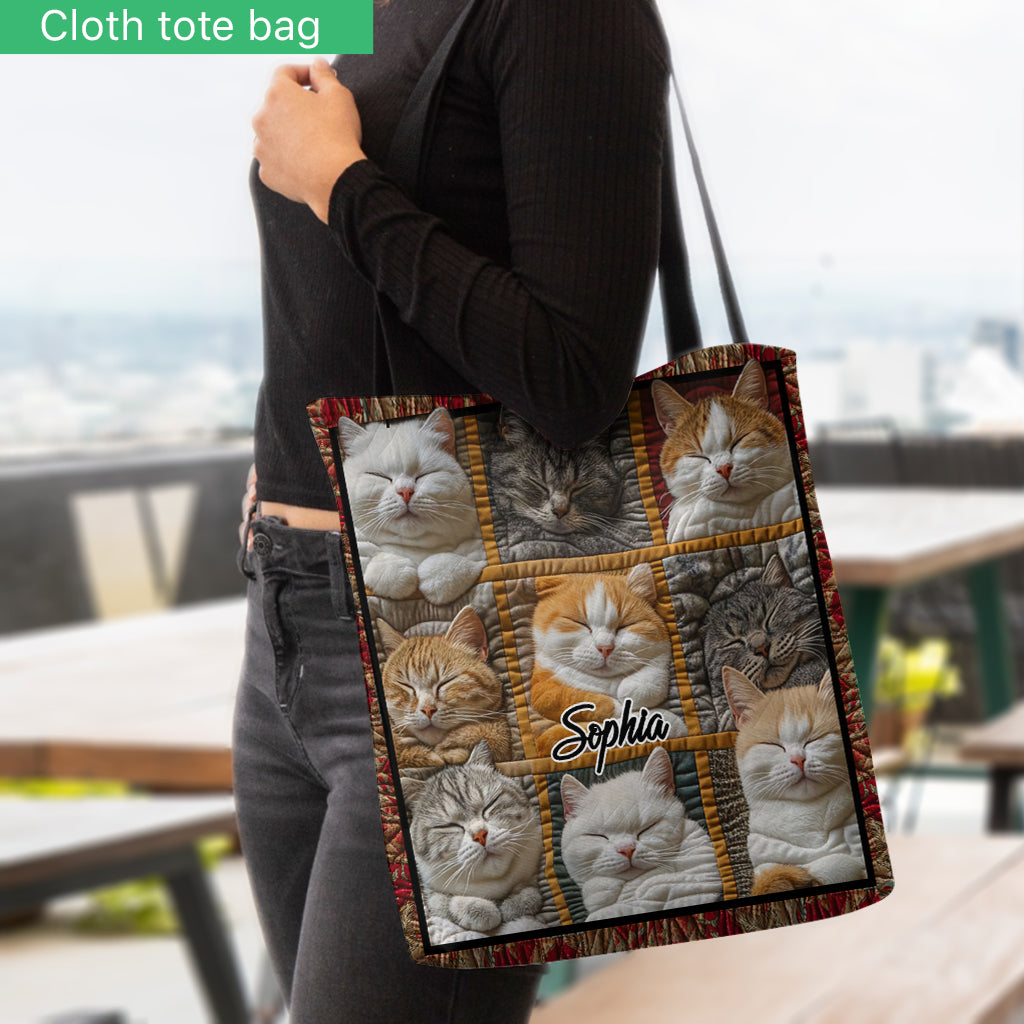 Chats mignons - Sac fourre-tout personnalisé pour chats