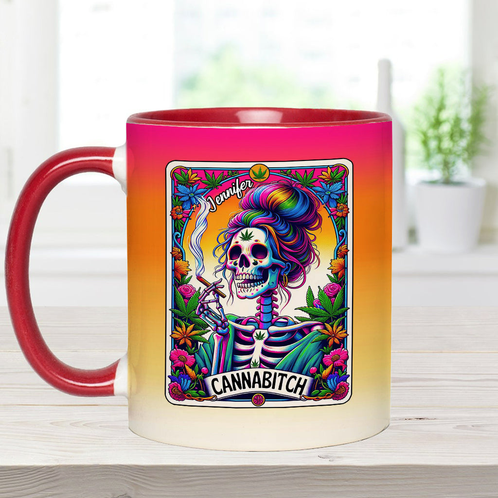 Cannab*tch - Personalized Weed Accent Mug