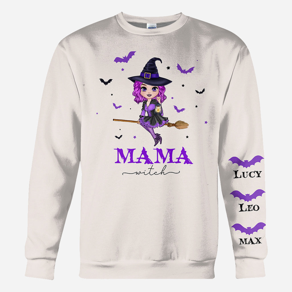 T-shirt personnalisé « Maman Sorcière » - T-shirt intégral pour maman