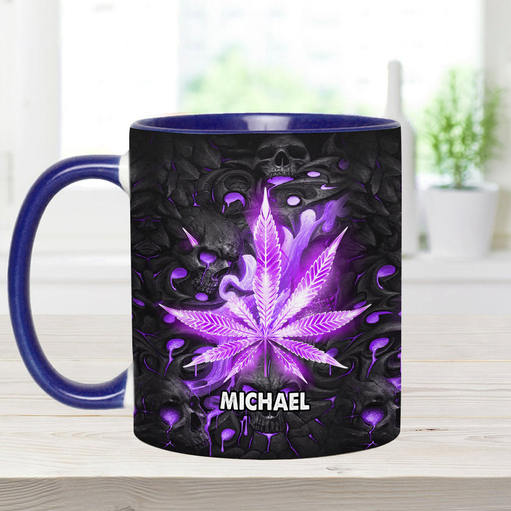 Libérez votre esprit - Mug personnalisé à motif cannabis