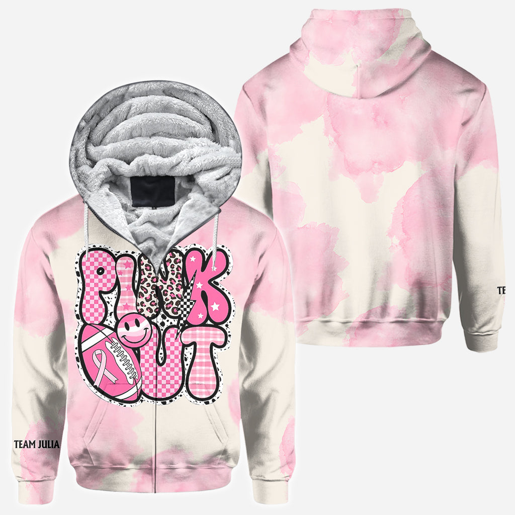 Pink Out - Personalized Breast Cancer Awareness All Over Shirt