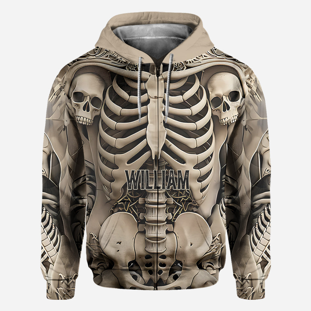 T-shirt personnalisé « Love Skulls » avec motif tête de mort.