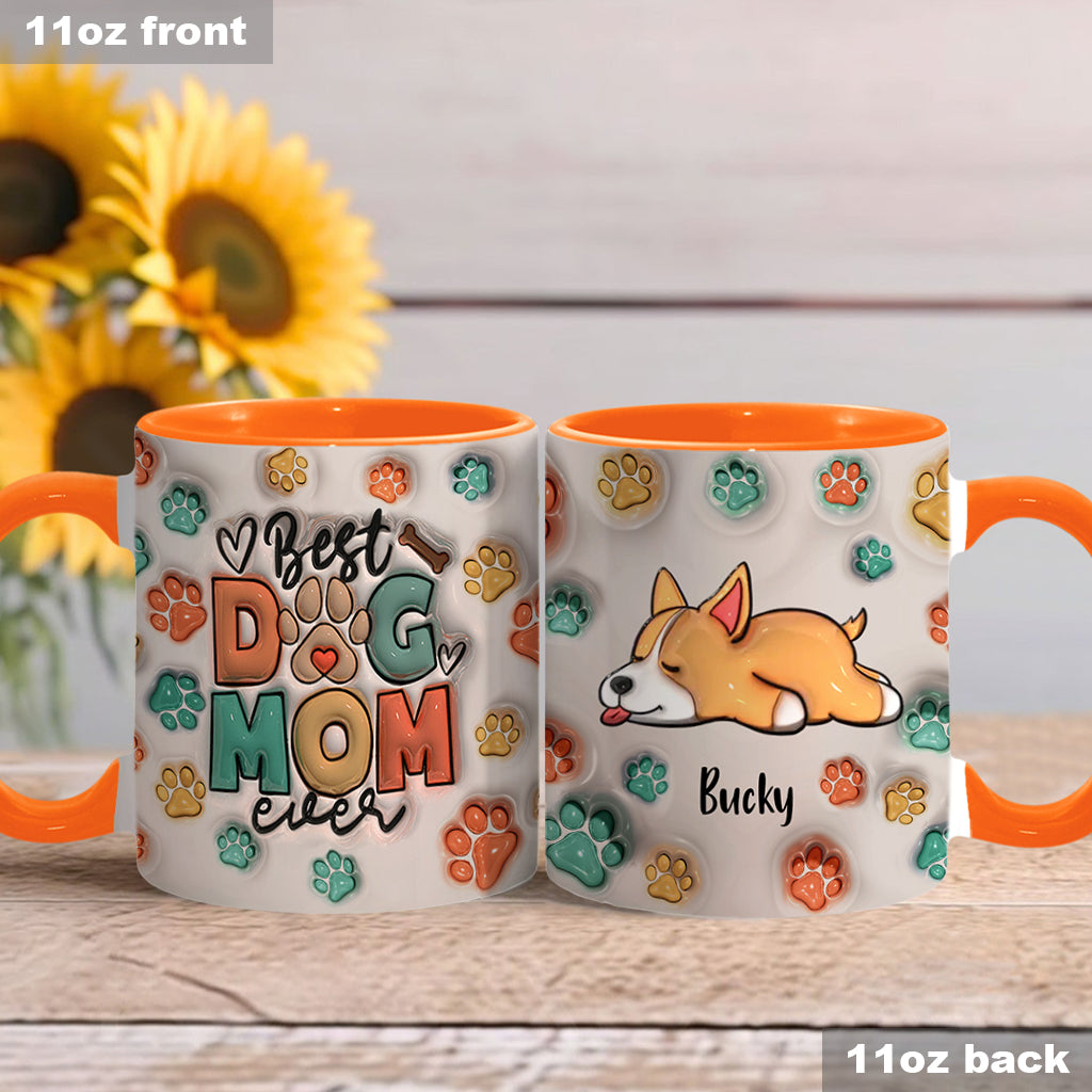 Meilleure maman de chien au monde - Mug personnalisé avec motif chien