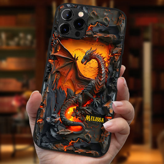 Coque de téléphone personnalisée Dragons - J'adore les dragons