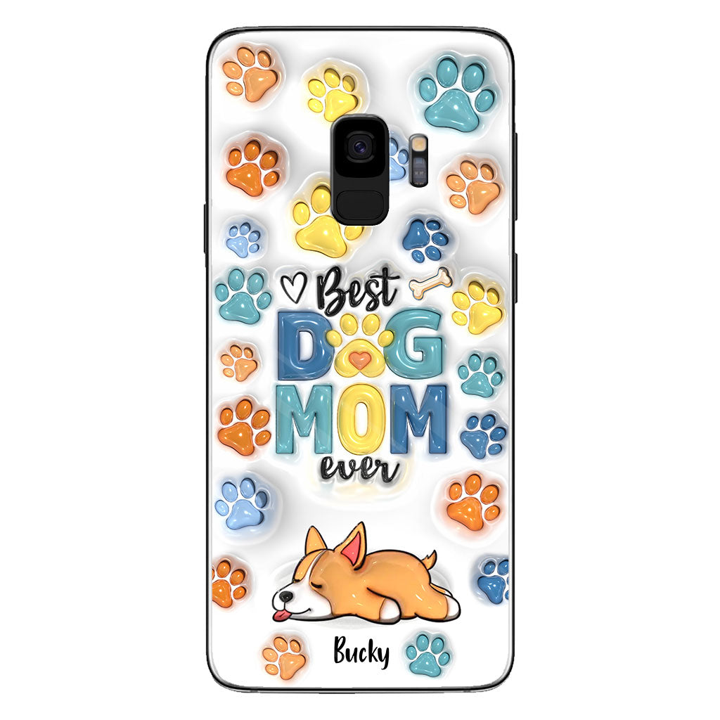 Meilleur papa/maman de chien au monde - Coque de téléphone personnalisée pour chien
