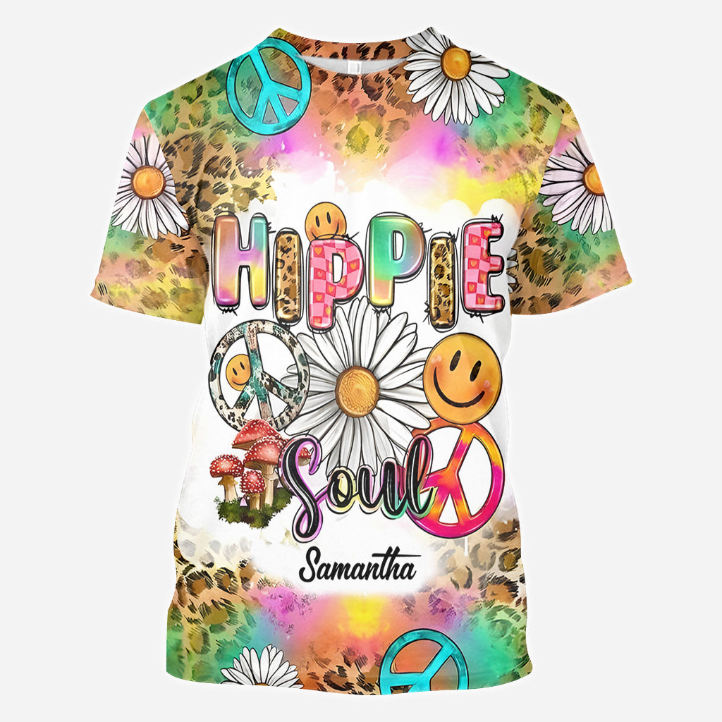 T-shirt hippie personnalisé style western et soul - T-shirt hippie intégral