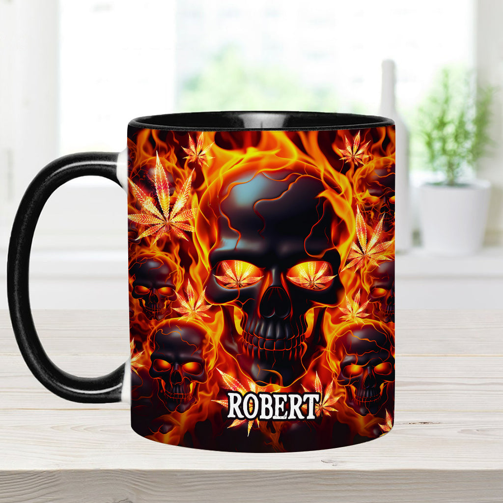Libérez votre esprit - Mug personnalisé à motif cannabis