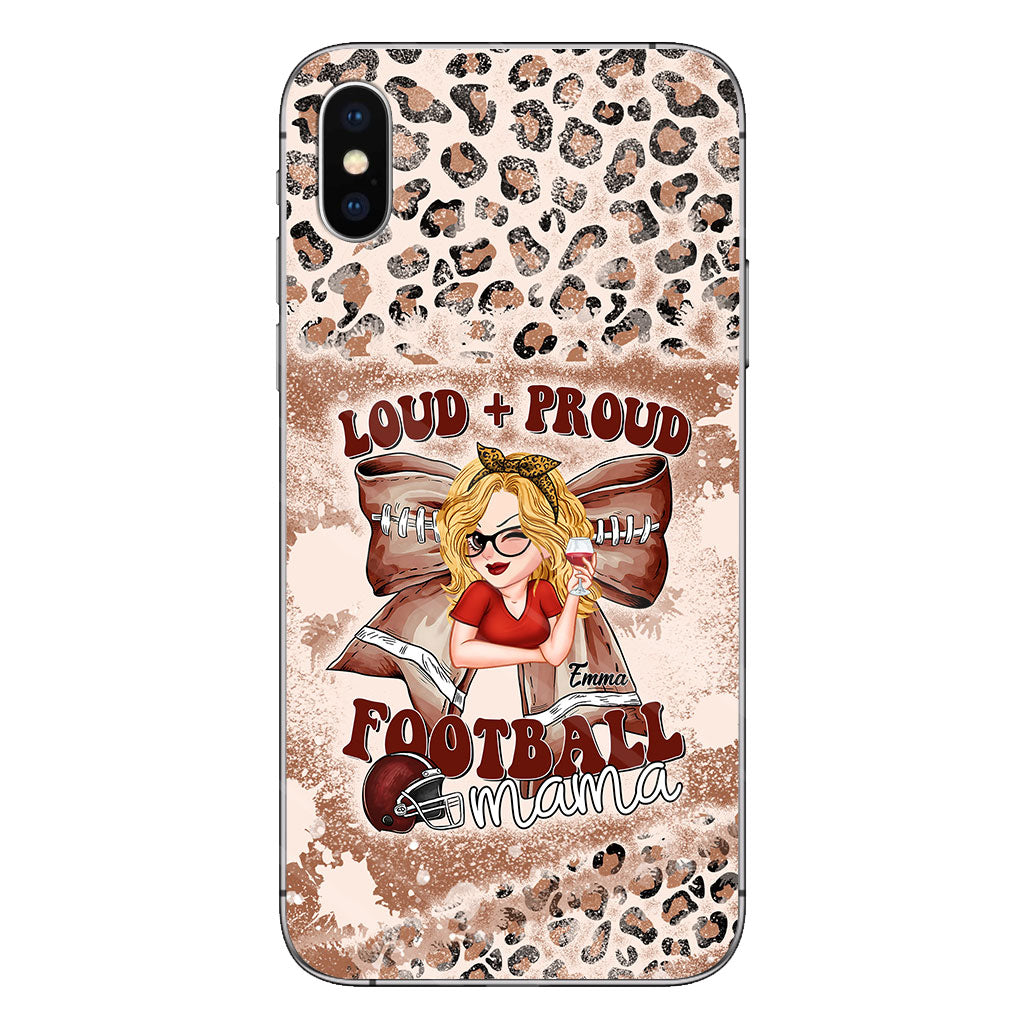 Coque de téléphone transparente personnalisée « Football Loud Proud » (Tous titres)