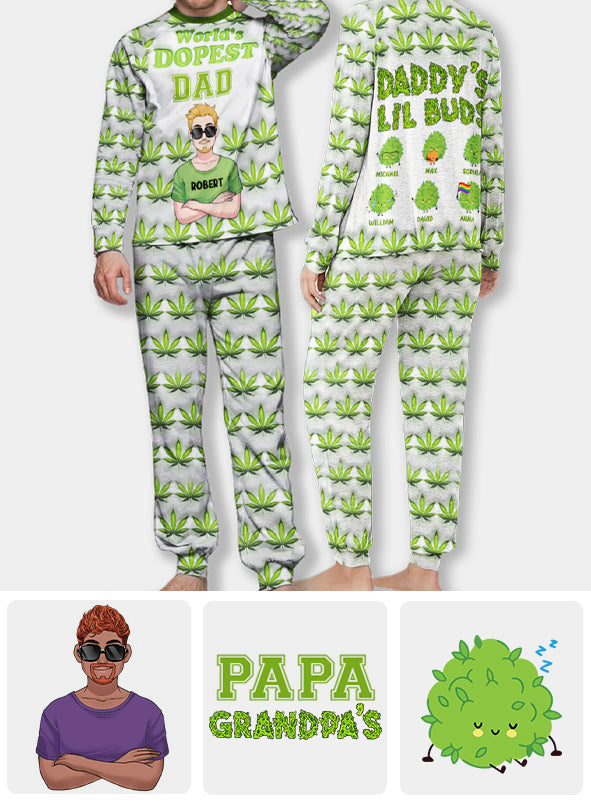 Dopest Dad Ever - Personalized Father Pajamas Set