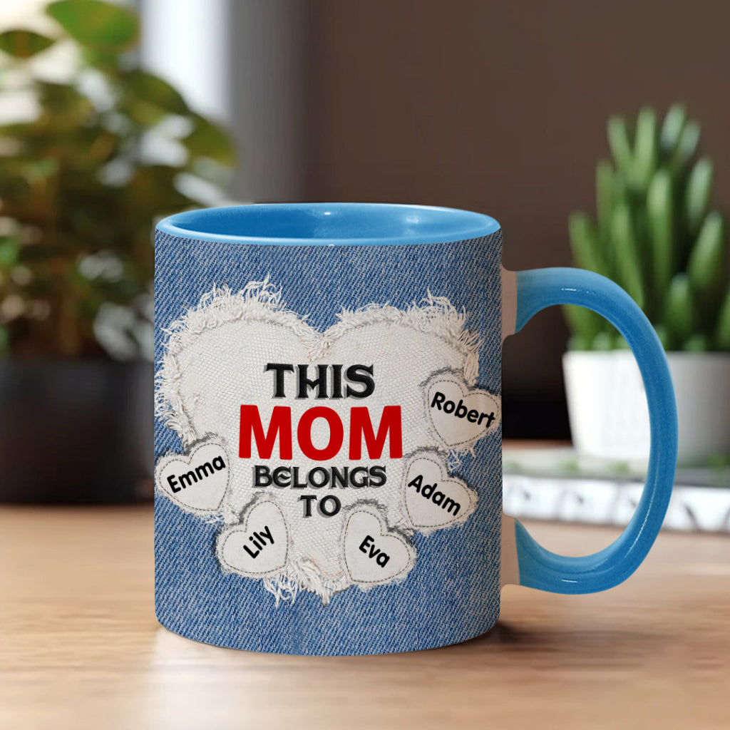 Cette maman appartient à - Mug personnalisé pour maman