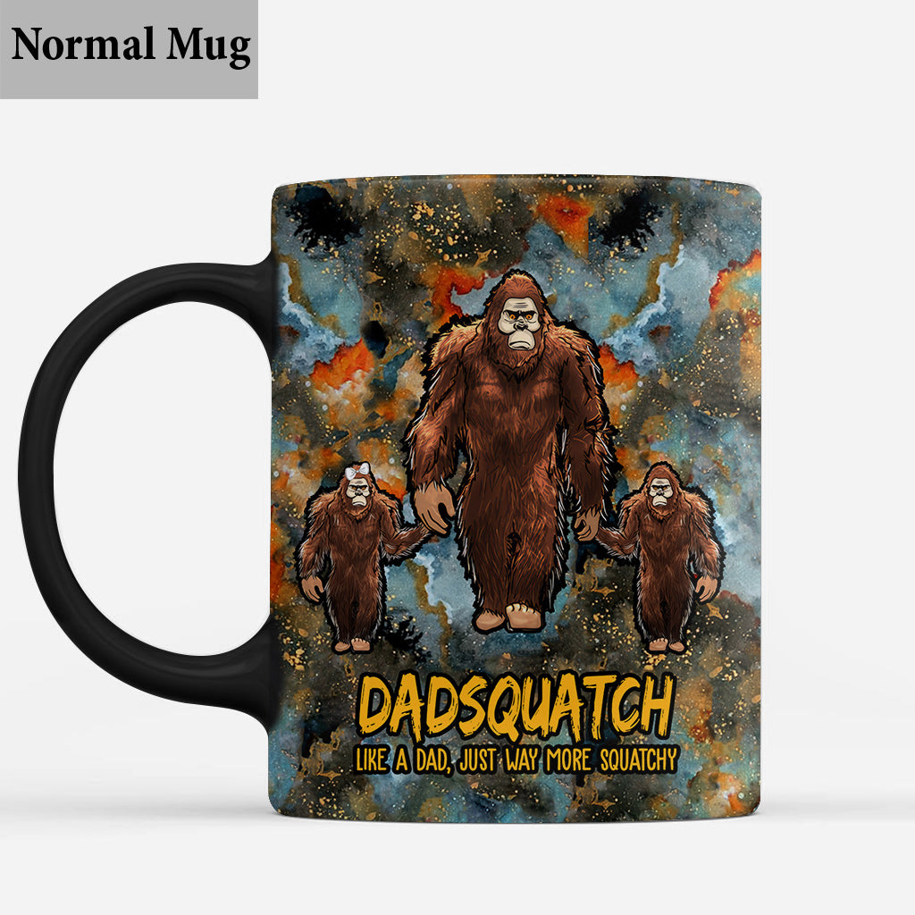 Dadsquatch Plus Squatchy - Mug personnalisé pour papa