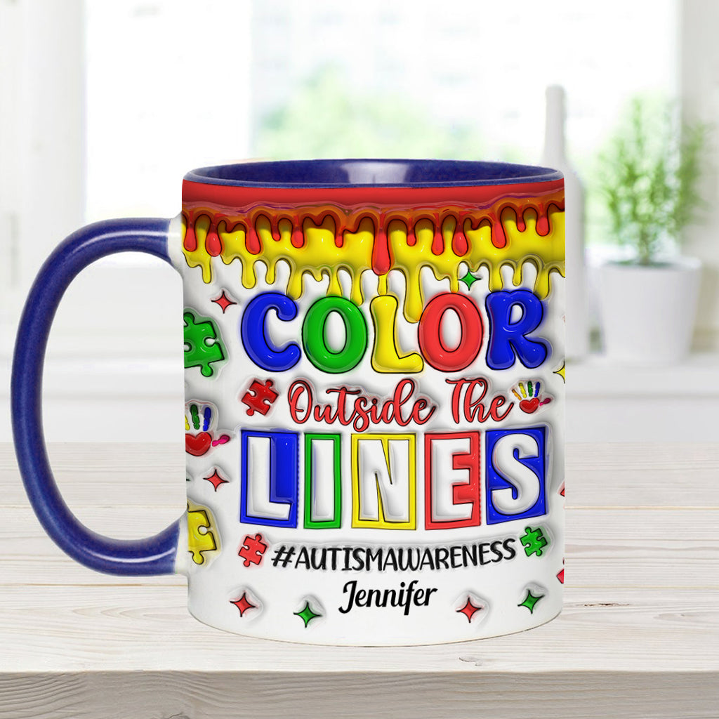Sensibilisation à l'autisme - Mug personnalisé pour la sensibilisation à l'autisme