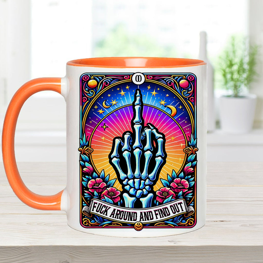 Fais des bêtises et découvre-le - Mug personnalisé à motif crâne