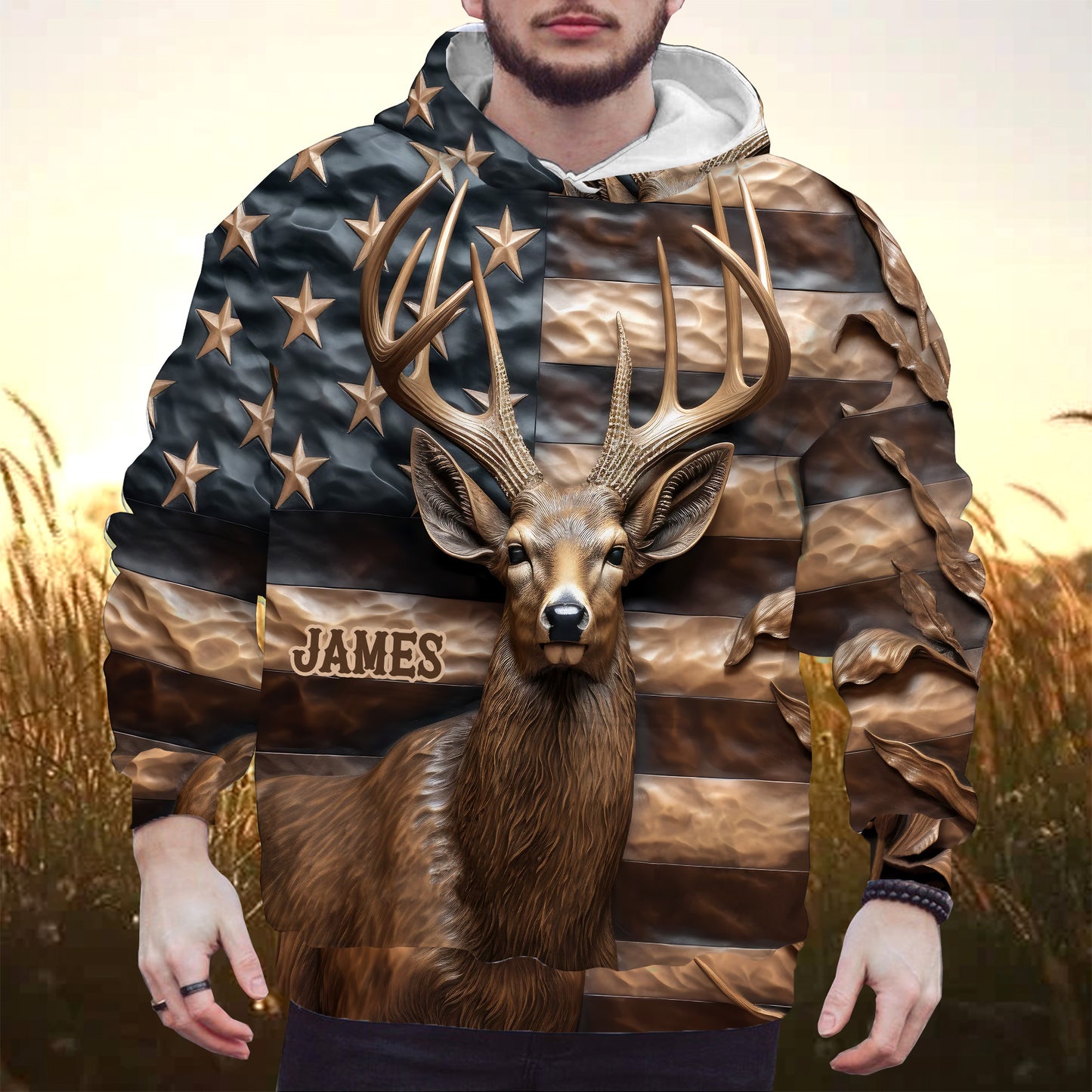 Love Hunting - Personalized Hunting All Over Shirt