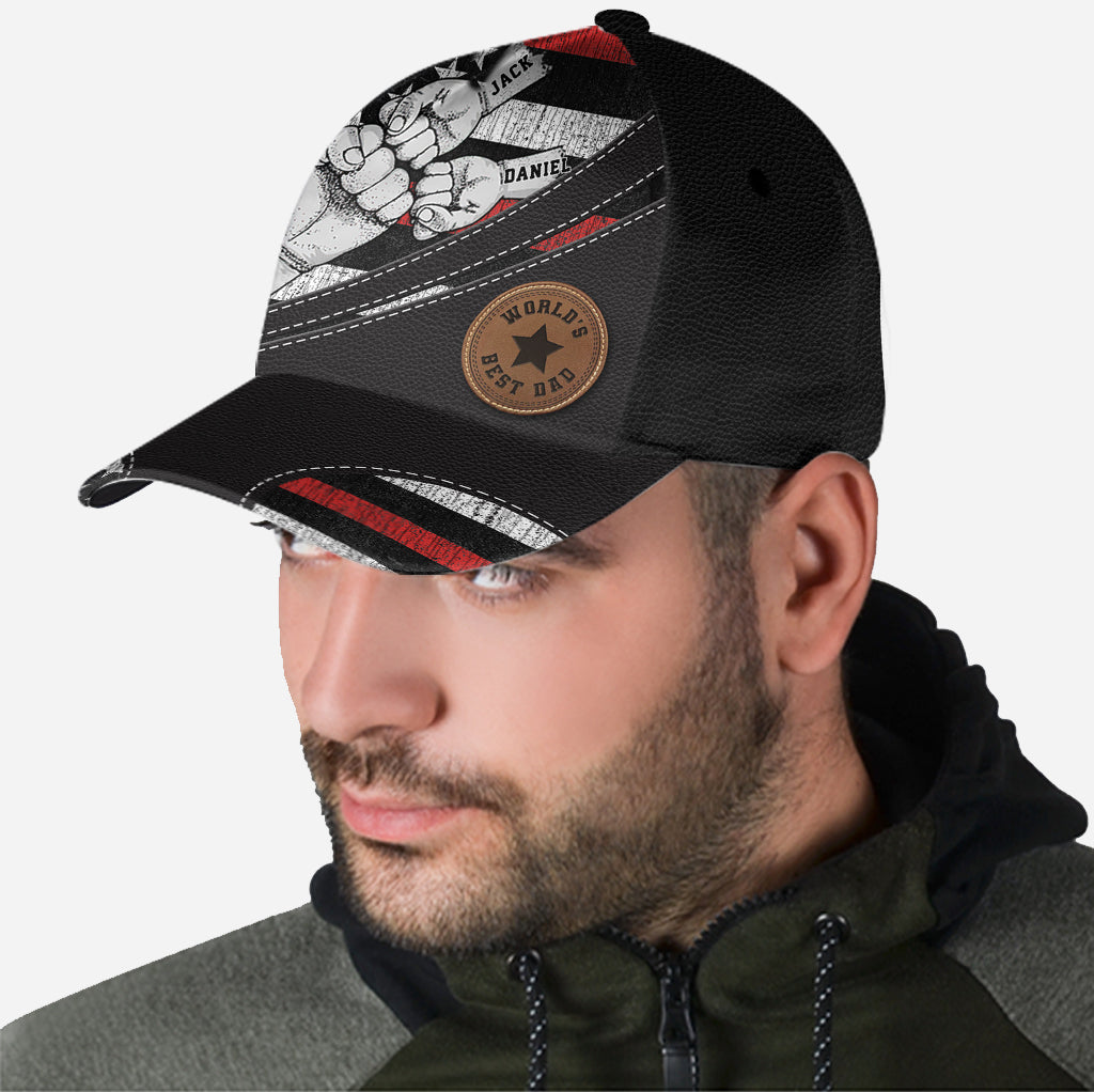 Meilleur papa du monde - Casquette classique personnalisée pour papa