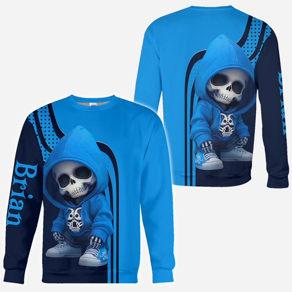 Stylish Skeleton - Personalized Skull All Over Shirt