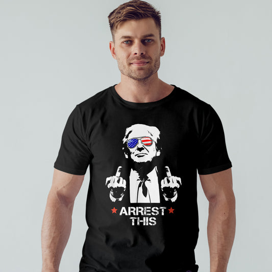 T-shirt humoristique « Donald Trump, arrêtez-le ! », T-shirt Élections 2024, T-shirt MAGA Trump 2024 pour hommes et femmes