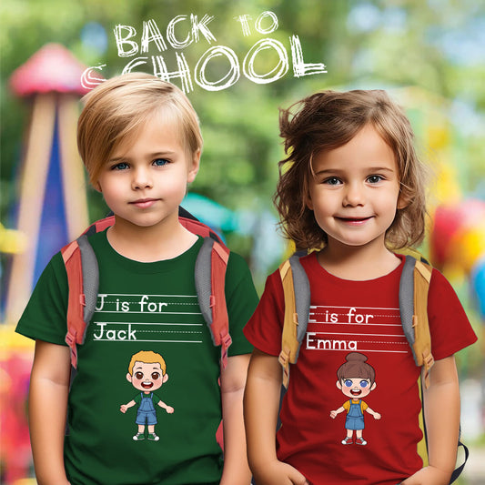 ABC pour - T-shirt et sweat à capuche personnalisés pour enfants