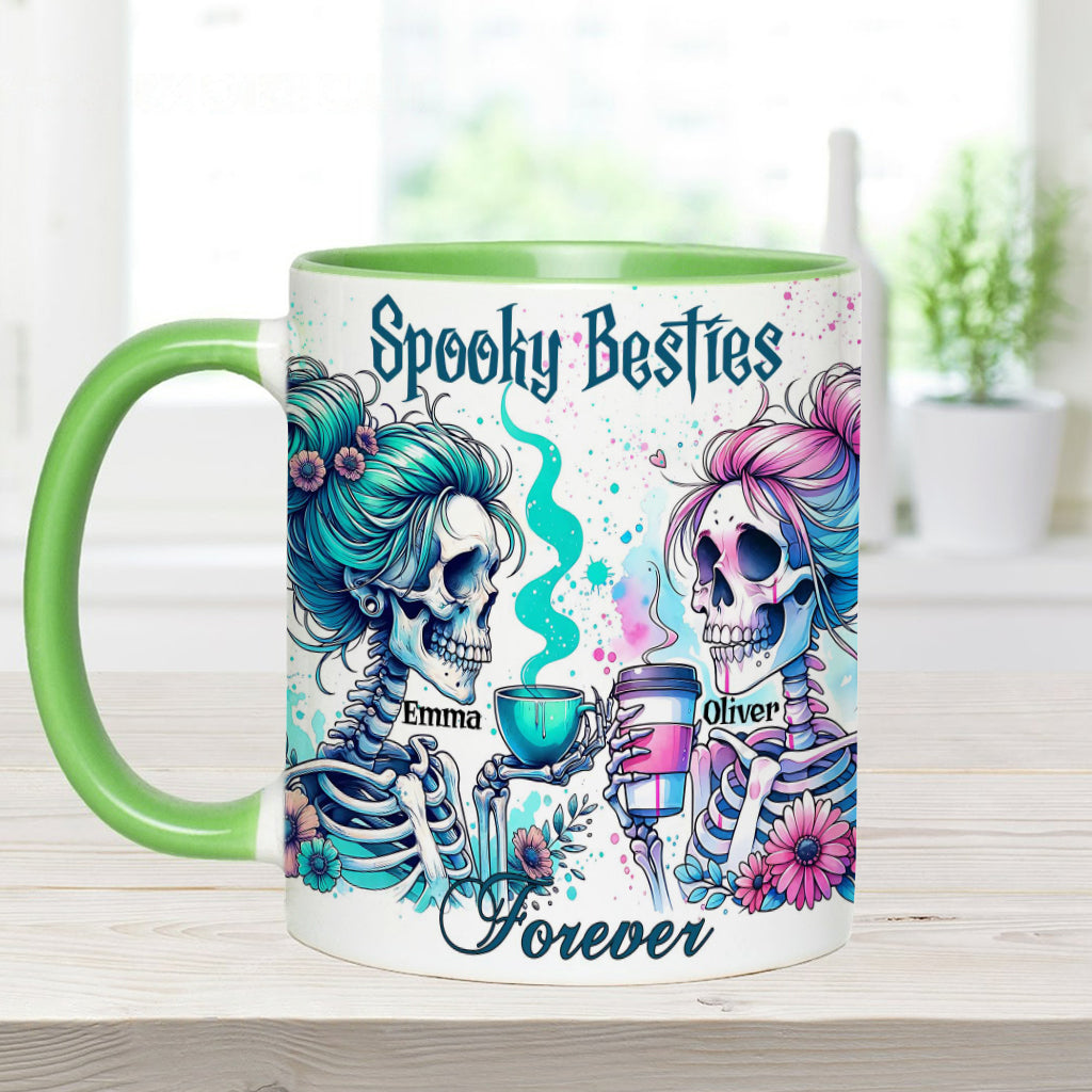 Meilleures amies pour toujours - Mug personnalisé « Spooky Besties Forever »
